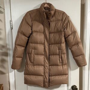 32 Degrees Women's Tan Puffer Jacket